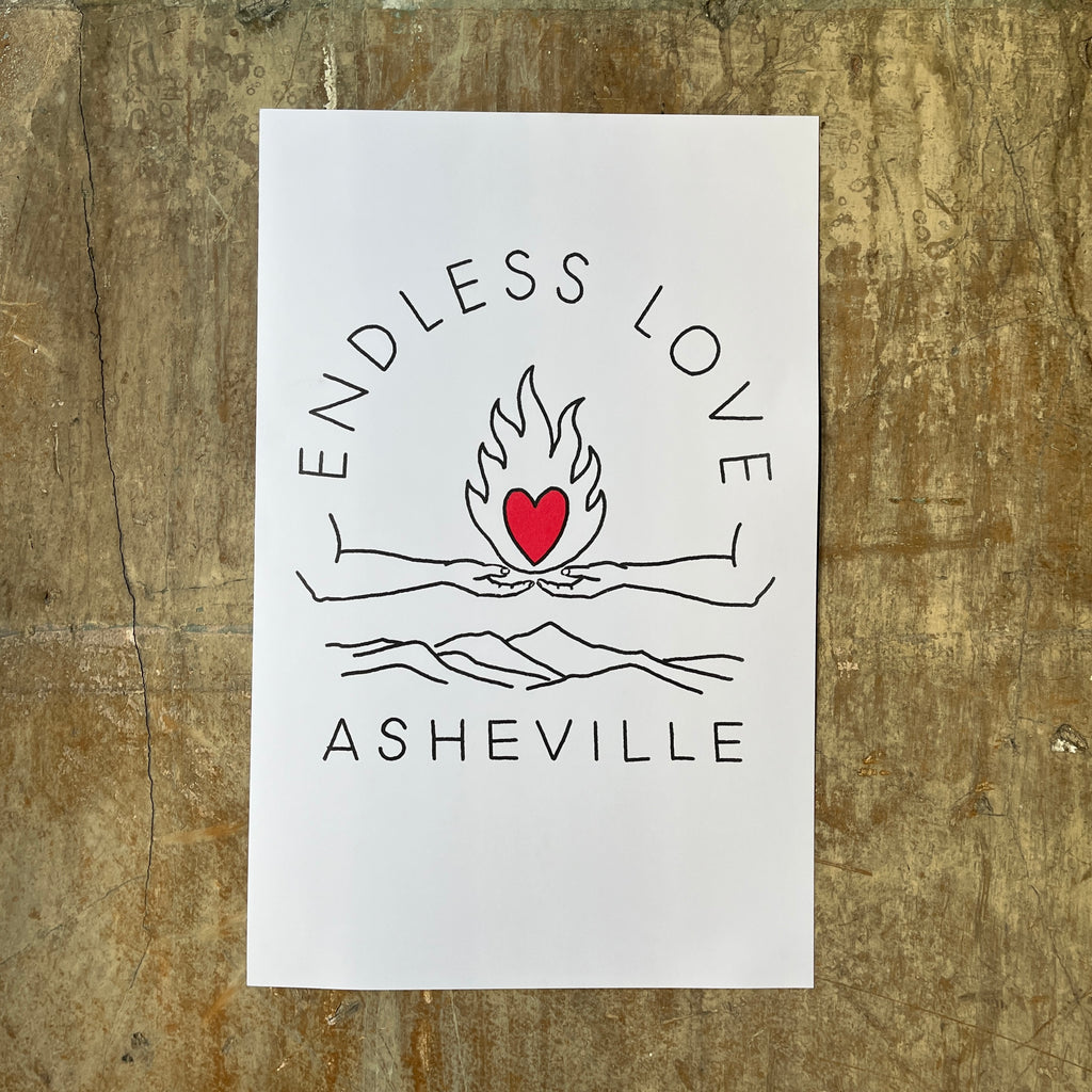 "Endless Love Asheville" Print