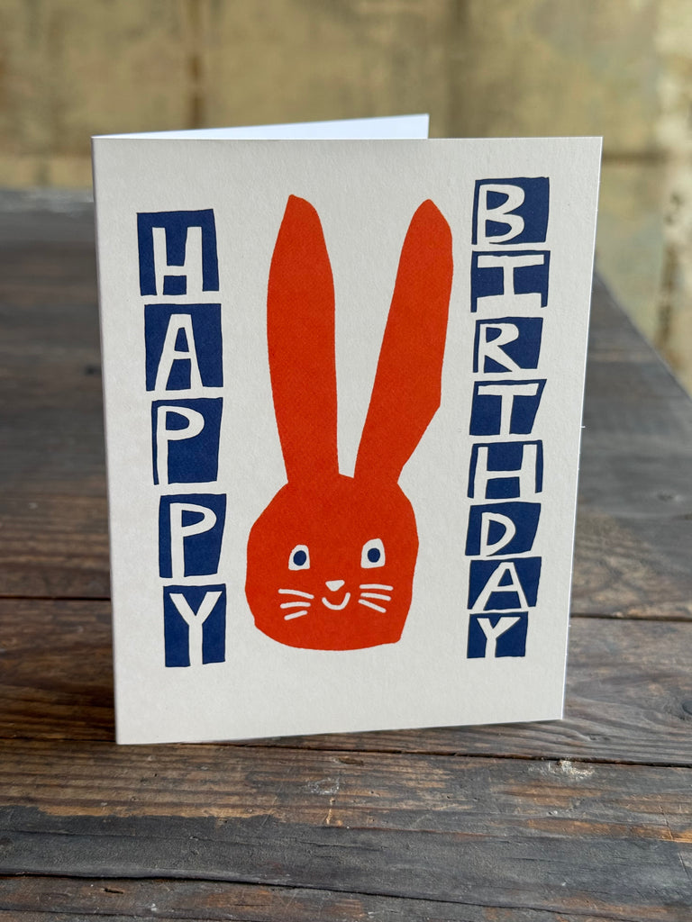 Happy Birthday Bunny - Card