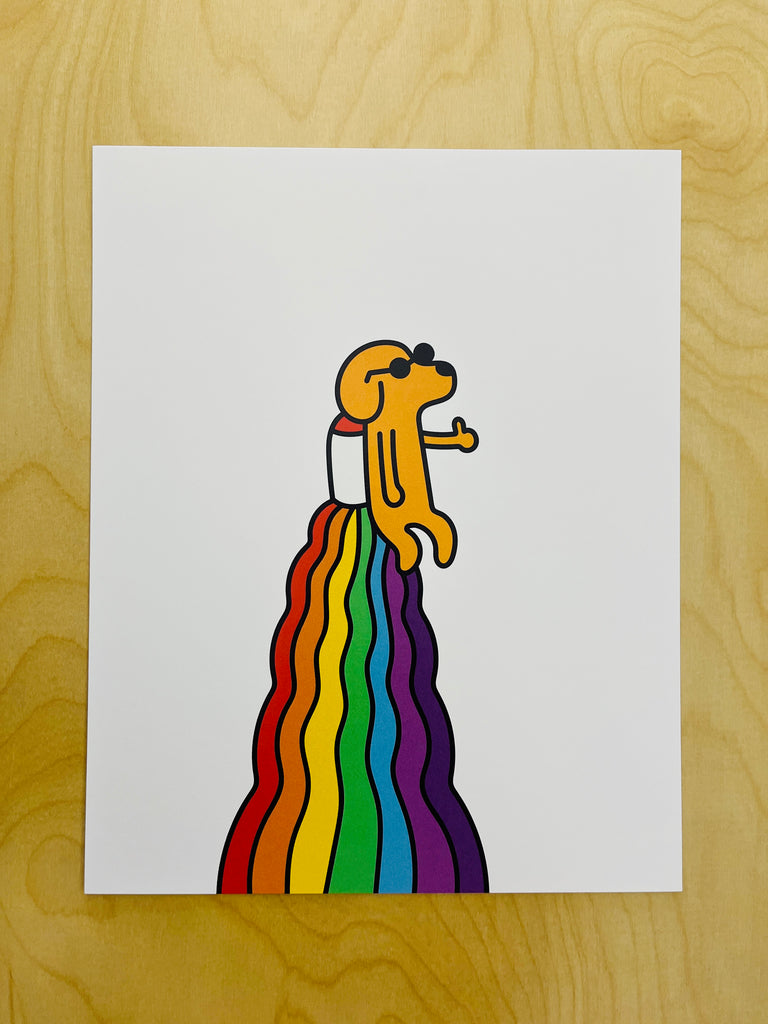 Rainbow Jetpack - Print