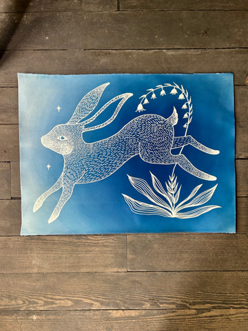 The Spirit of Arrow - Cyanotype