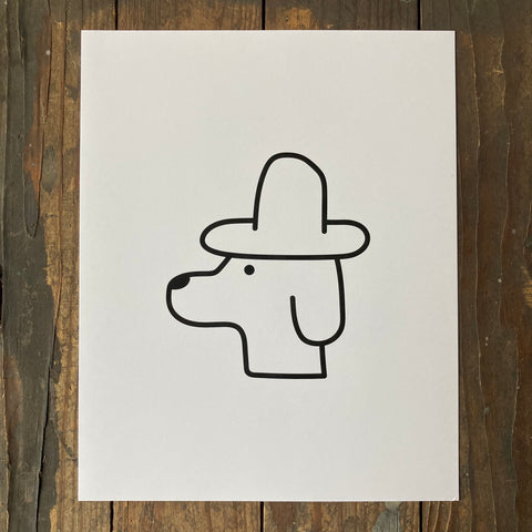 Hat Dog - Print