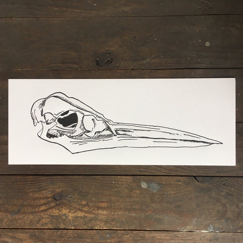 Heron Skull - Print