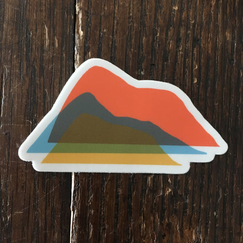 Mountains - Sticker