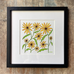 Original Framed Paintings on Paper by Clare Beumer Hill