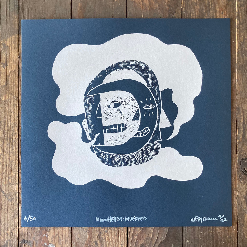 Moon Heads: Inverted - Print