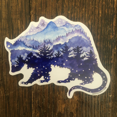 Mountain Opossum - Sticker