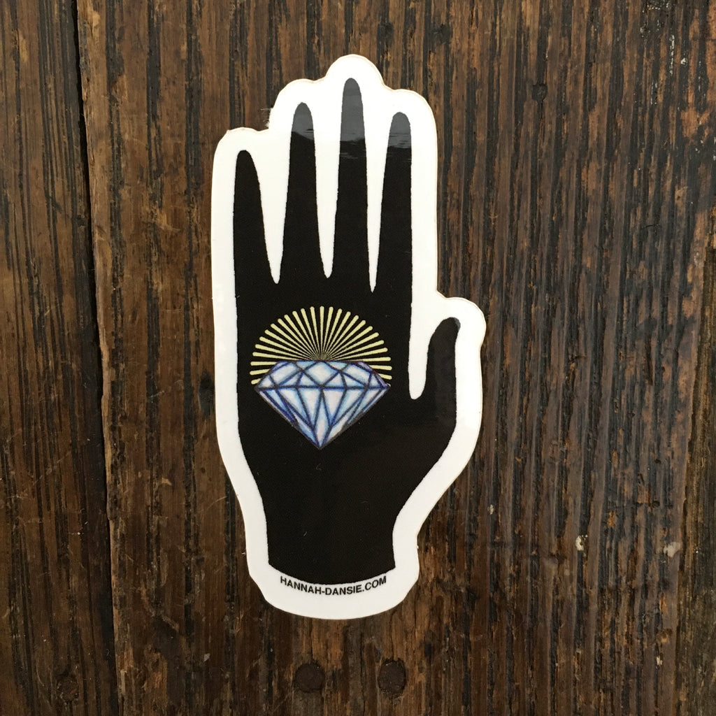 Mini Diamond Hand - Sticker